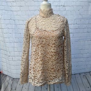 Vici Lace Tan Top, Medium